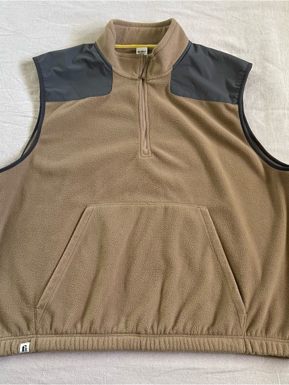 Bonobos Fielder Relaxed Fit brown FleeceVest size 3XL